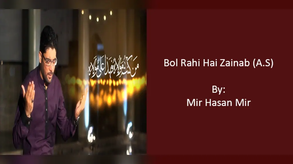 Bol Rahi Hai Zainab – Mir Hasan Mir 2011
